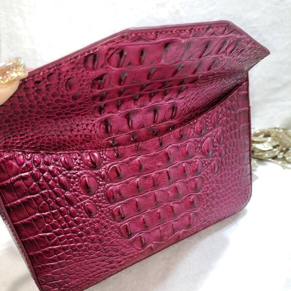 NWT Brahmin Shea Melbourne Crossbody Bag in Pomegranate - Picture 5 of 17